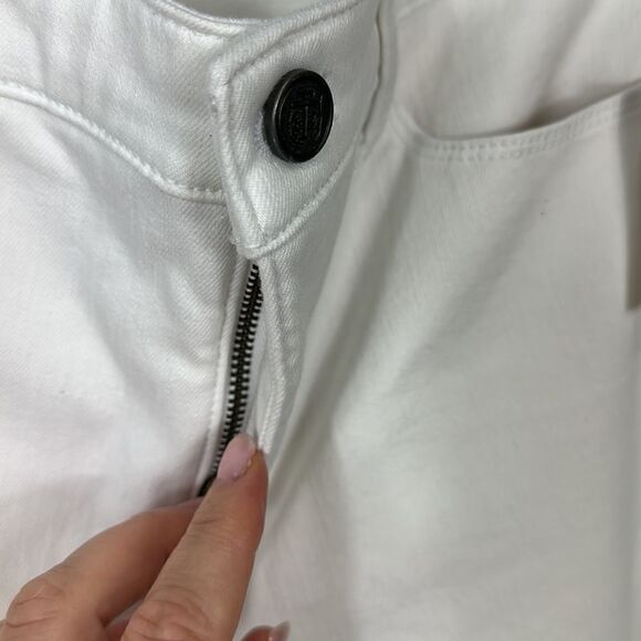 Talbots White High Waist Skinny Leg Ankle Length Jegging Size 8P - Picture 2 of 10